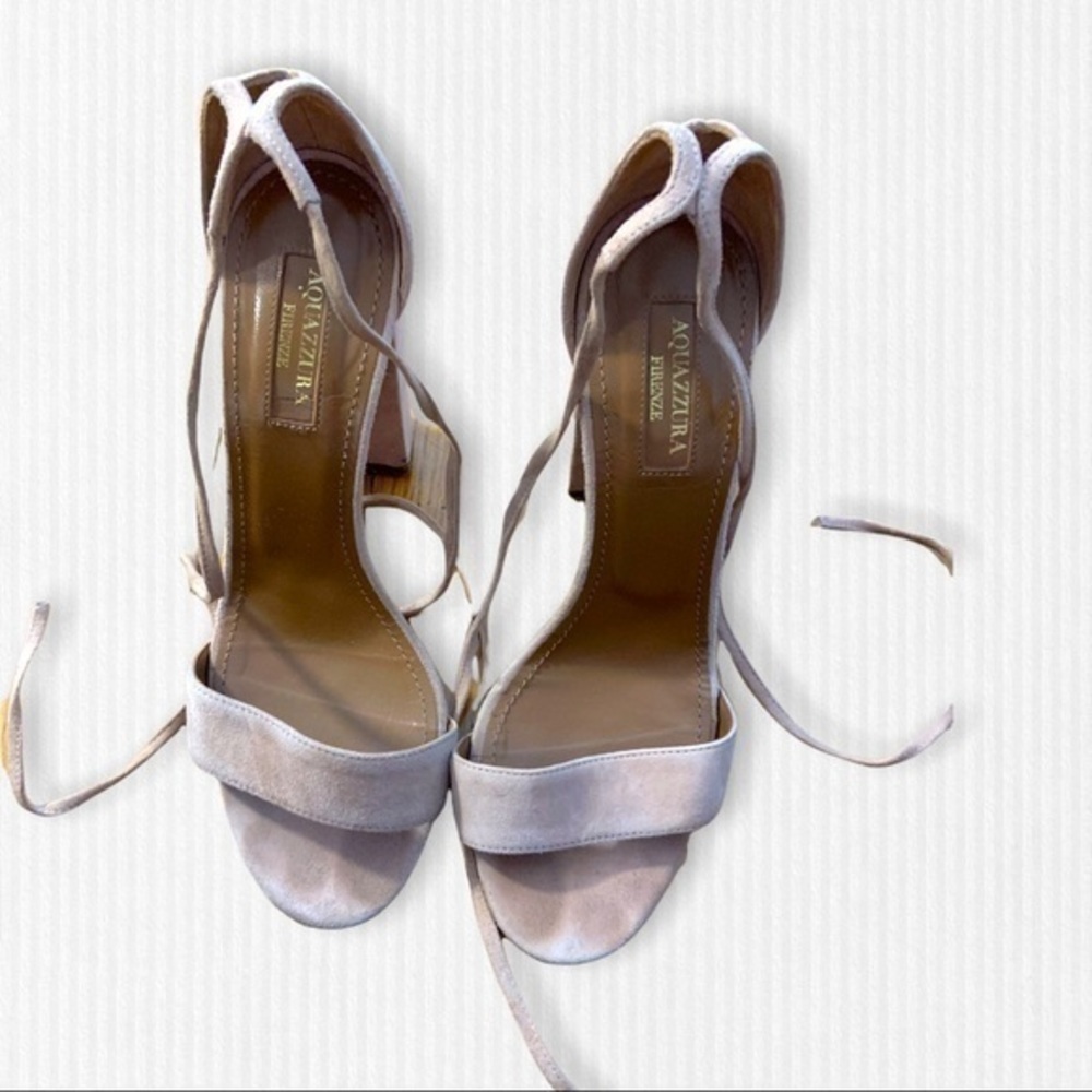 Aquazzura Suade Sandals